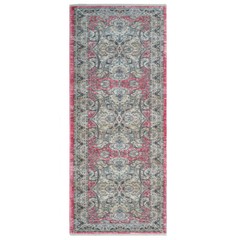 Machine Woven Crossweave Polyester 2’6”x9’10” Runner Area Rug Oriental Black