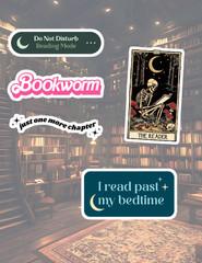 Reading 5pcSticker Pack