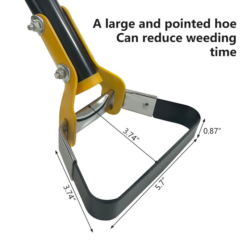 47-79 inch Adjustable Weeding Loop Stirrup Hoe - Outdoor Long Handle Garden Tool gallery