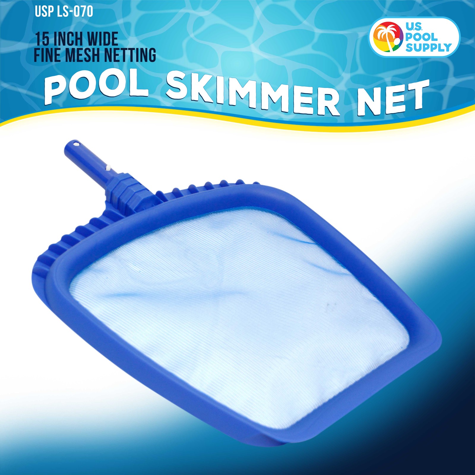 Professional Heavy Duty Pool Leaf Skimmer Net, Fits Standard Swimming Pool Poles gallery
