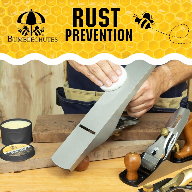 Bumblechutes All-Purpose Shop Wax - All Natural Metal and Wood Wax Finish Pas... gallery