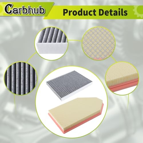 Engine & Cabin Air Filter Compatible with Dodge Challenger Charger 3.6L 5.7L gallery