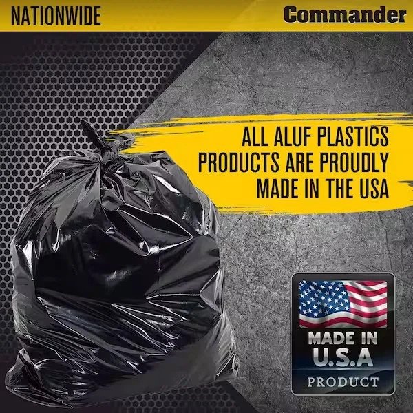 55 Gallon 3 MIL (eq) Heavy Duty Contractor Bags with Flap Ties - 36" x 56" wi... gallery