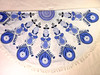 Gypsy 05 Round Tablecloth 100% Cotton 64" Diameter Mandala Pattern White Fringe gallery