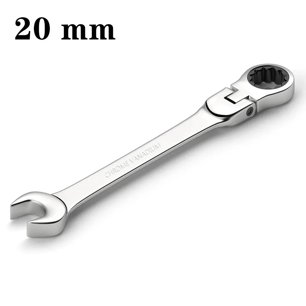 Flex-Head Ratcheting Wrench Set 1Pcs Metric 6-24Mm Chrome Vanadium Steel Univers gallery