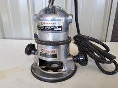 Rockwell Model 100-M Motor and 100-B Base Router Vintage