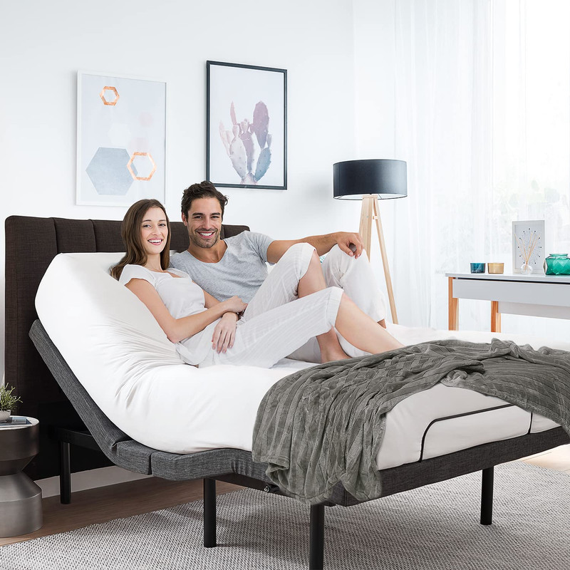 Nestl Adjustable Bed Frame, Zero Clearance Adjustable Massage Bed Frame with Wir gallery