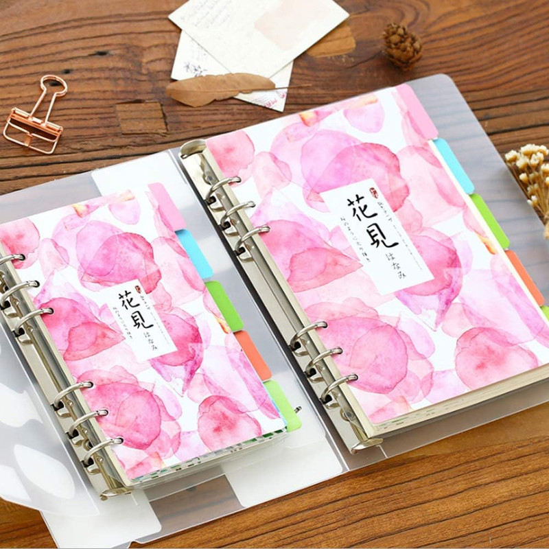 A6 Refill Paper, 100 Sheets Lined Paper, 6 Hole Punched - 5 Binder Dividers, 3 P gallery