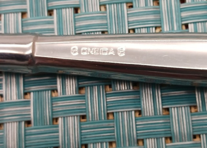 Oneida Act 1 Pattern Stainless Cube Dinner Fork Free Ship! gallery