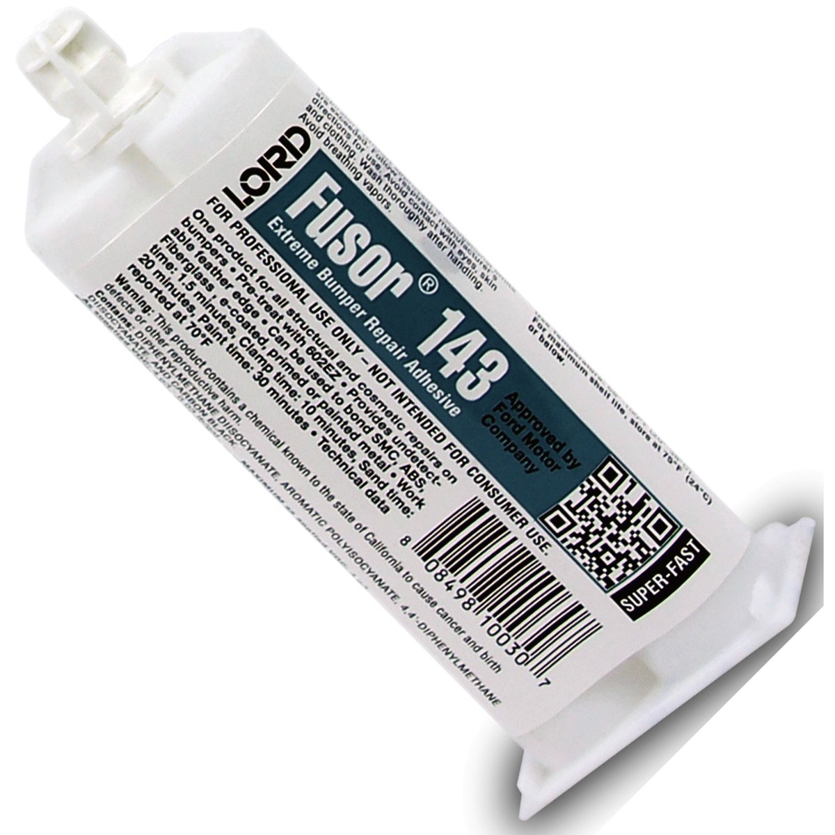 Fusor® 143 50ML (1.7 OZ.) Plastic Repair Adhesive (Fast) and 2 Nozzles gallery
