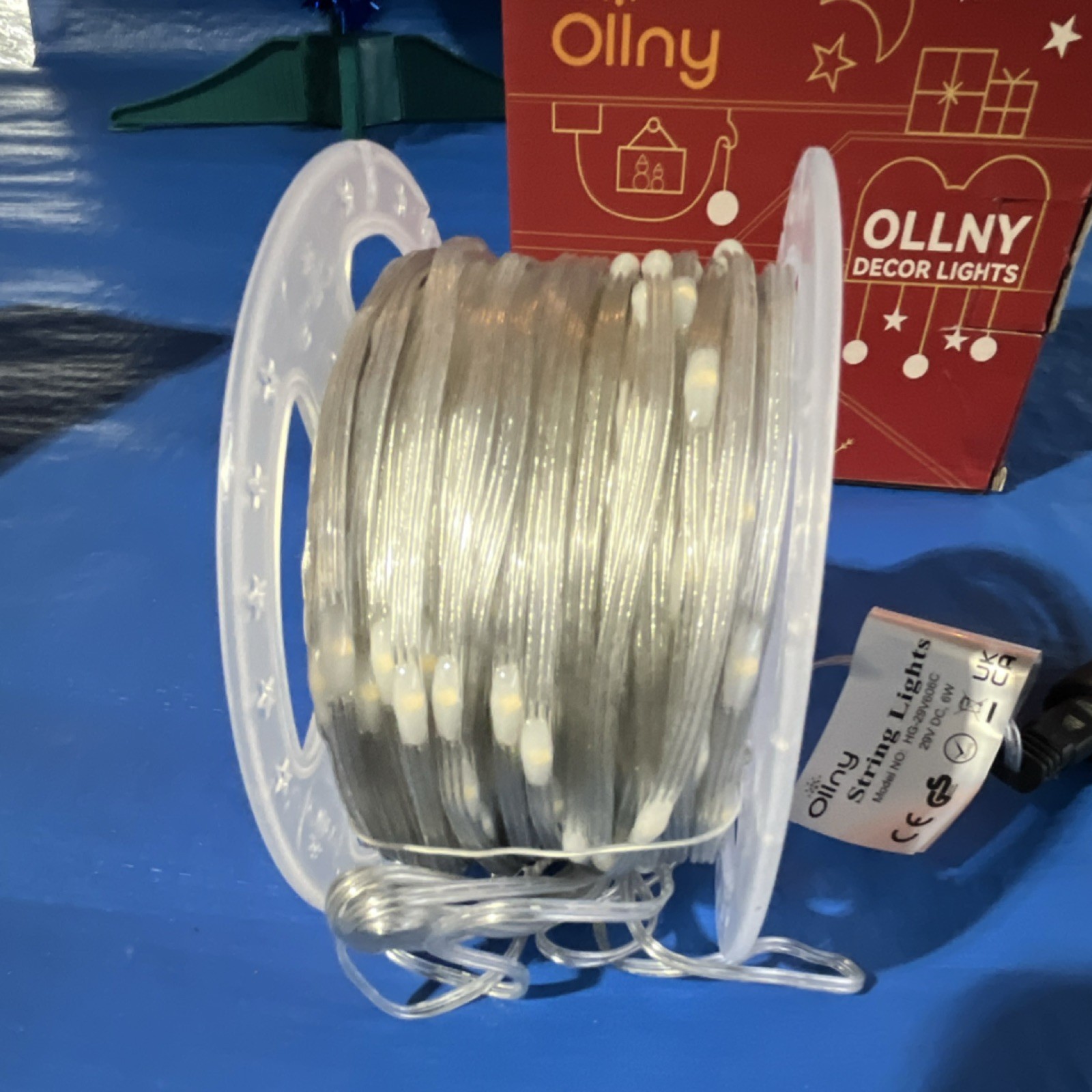 Ollny LED Rope/Wire String Lights Clear Plug-In Decor CE Marking 29V Plastic gallery
