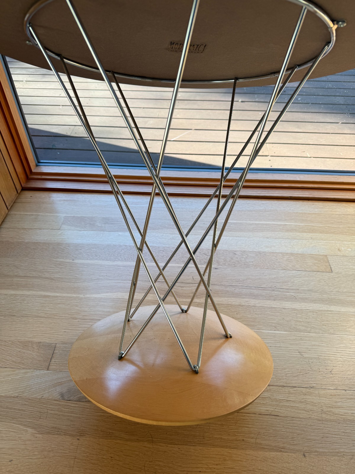 Modernica Isamu Noguchi Cyclone Side Table | Black Laminate | 24" | Mid-Century gallery