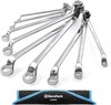 Offset Box Wrench Set Metric 9 Piece 6-23mm 75-Degree CR-V Steel in Pouch gallery