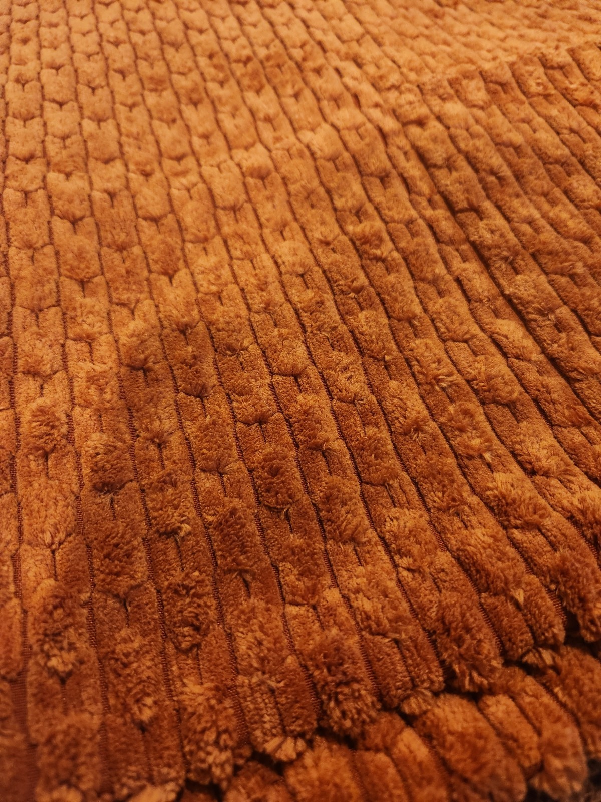 Pillow Covers 18x18, Corduroy Square Set Of 12, BURNT ORANGE. Excellent gallery