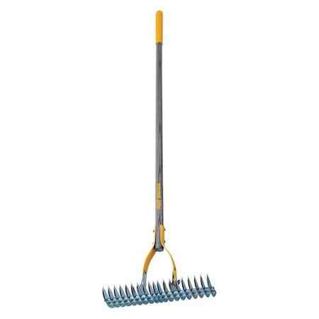 True Temper 29140Gr 19-Tine Thatch Rake With 54"L Hardwood Handle gallery
