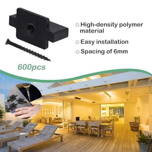 Hidden Deck Fasteners for Composite Decking Boards with Screws and Drill Bits gallery