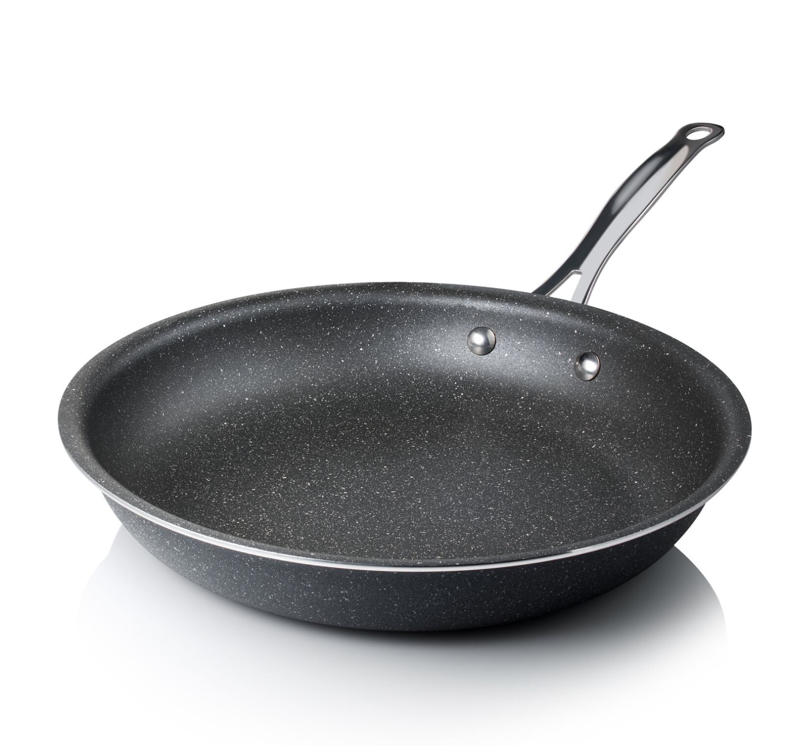 Granitestone Diamond Round Nonstick Fry Pan with Cool Touch Handle - 10'' & 12'' gallery