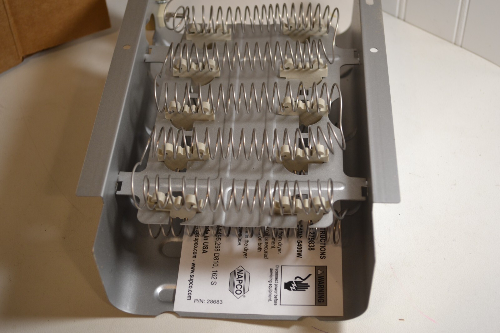 Napco Dryer Heating Element for Whirlpool Kenmore 279838 AP3094254 PS334313 gallery