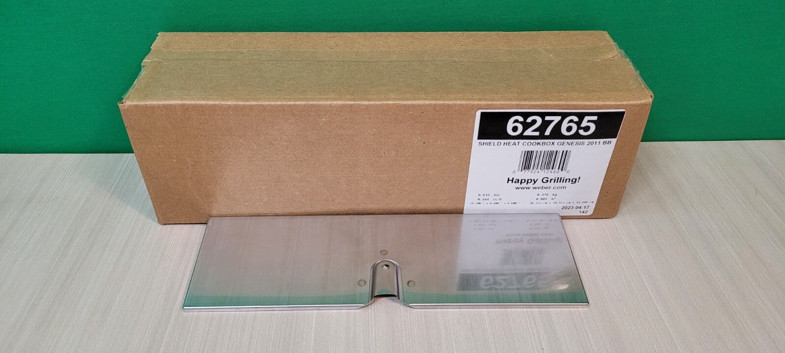 Weber 62765 Heat Shield for Cookbox NEW FREE FAST SHIPPING gallery