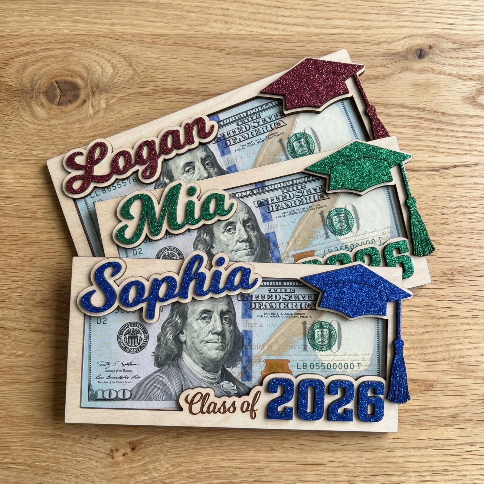 Custom 2026 Graduation Money Holder Personalized Cash Clip Class Of Senior Gift gallery