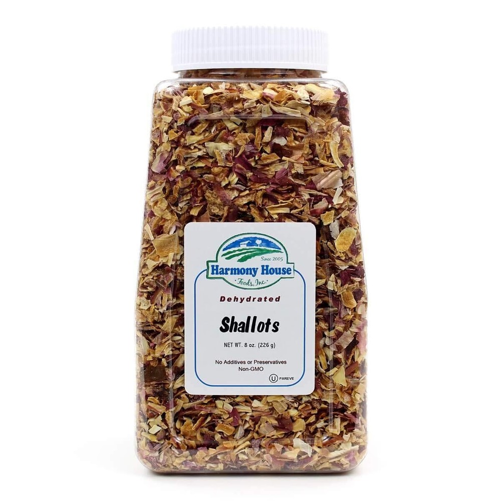 Dehydrated Shallots 8 Ounce Convenient Pre Chopped Non Gmo Gluten Free Kosher
