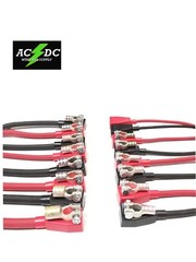 Battery Cable Ends Copper Top Post Terminal Connectors 4 GAUGE THUR 4/0 W/ BOOTS