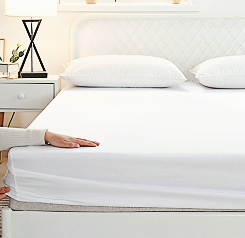 Full Size Fitted Sheet, 100% Cotton 300 Thread Count Sateen, Deep Pocket Full gallery