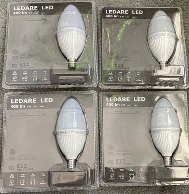 Ledare 4 Lot E12 6W LED Candle Bulb 400 Lm 2700K 202.540.91 LED1216C6 21633 New gallery