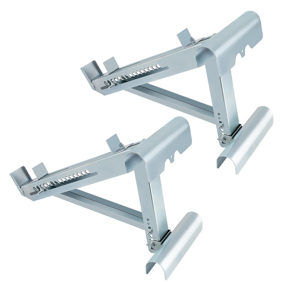 2x Ladder Jack Scaffold Extension Set 2-Rung up to 20 inch Stable Adjustable