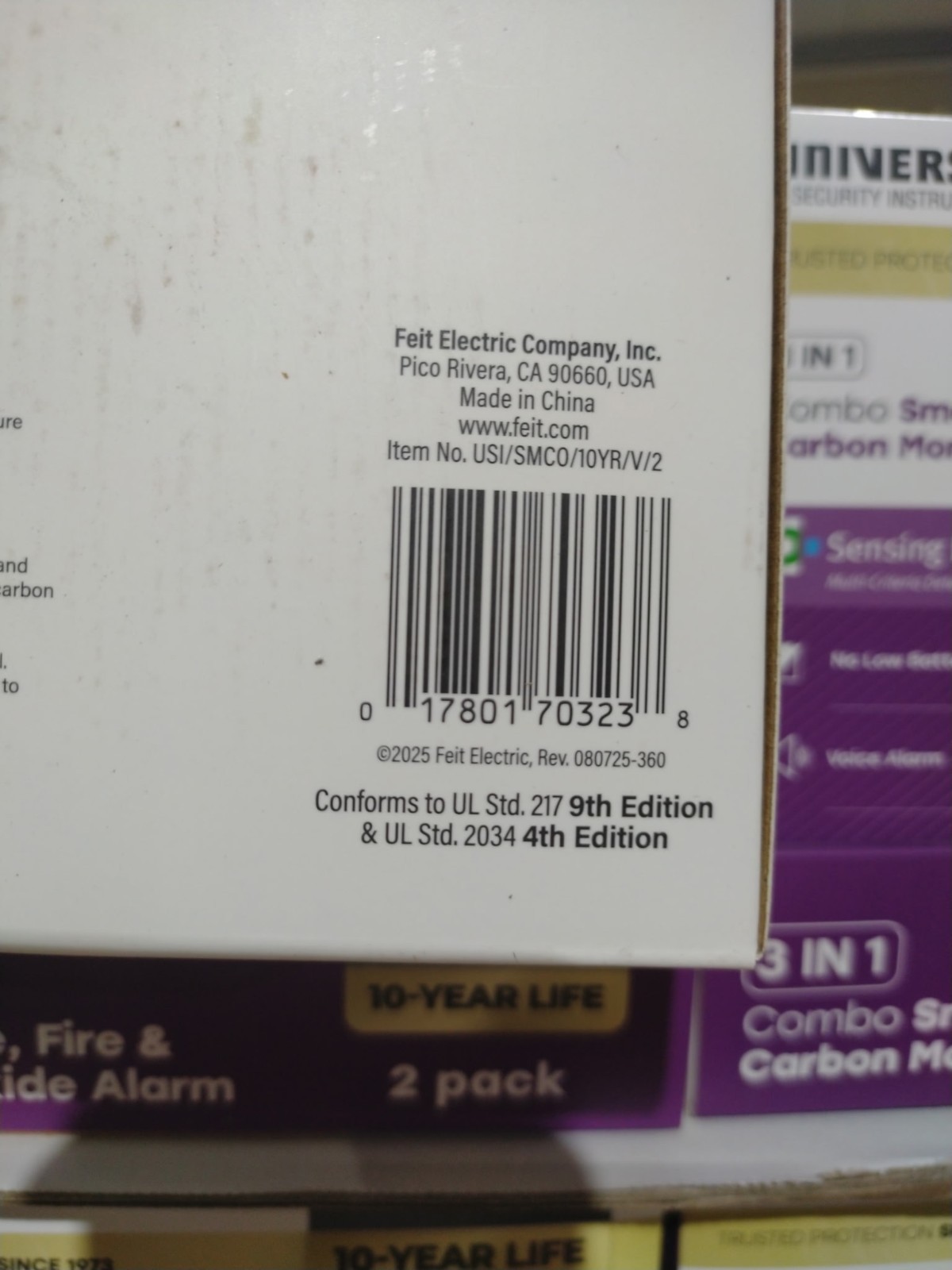 USI 2-Pack 10-Year Battery Combination Smoke and Carbon Monoxide Detector. New gallery