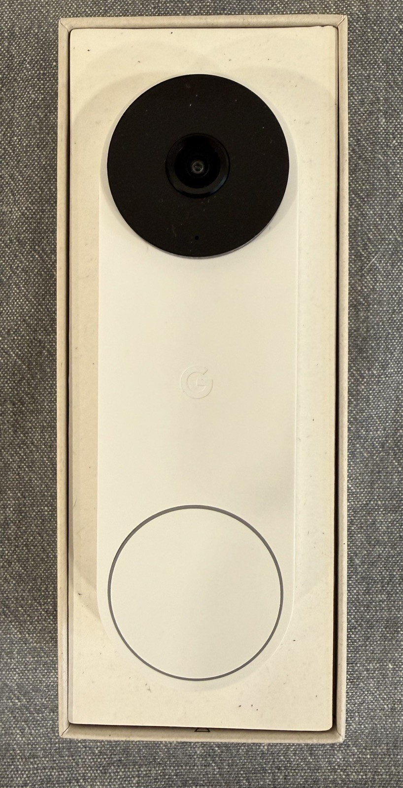 Google Nest Doorbell Wired 2K 3rd Generation Snow Color Open Box Never Used gallery