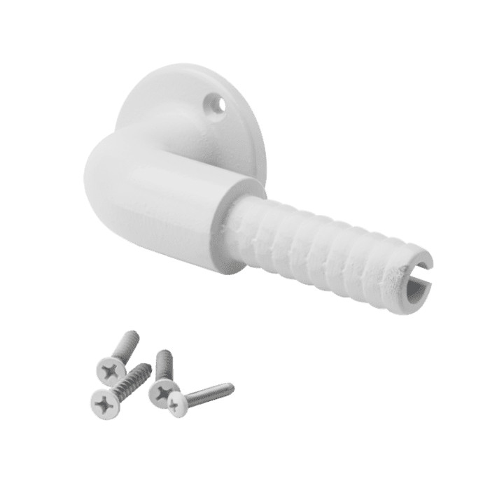 ColorGuard Return Bracket WSHR-ELR for ADA Compliant Secondary Handrail in White gallery
