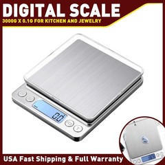 Digital Electronic Kitchen Food Postal Diet Scale Weight Balance 3KG / 0.1g