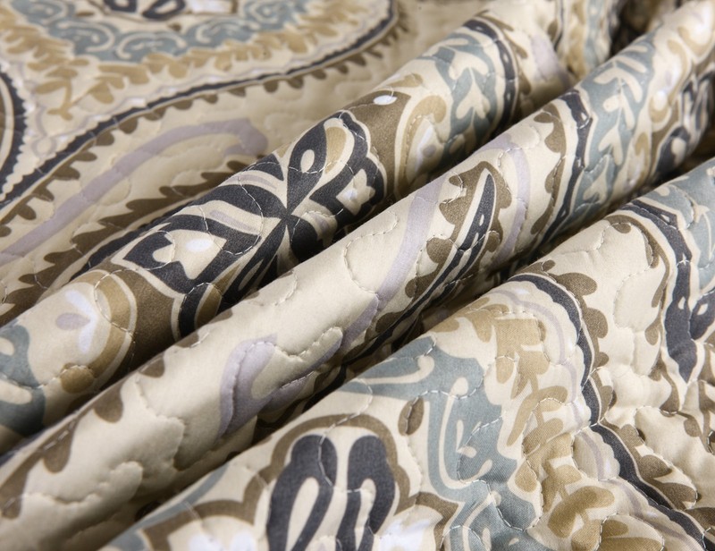 3Pc Quilt Bedspread Sets Bedding Coverlet Bedroom Floral Queen King Size, Joniy gallery