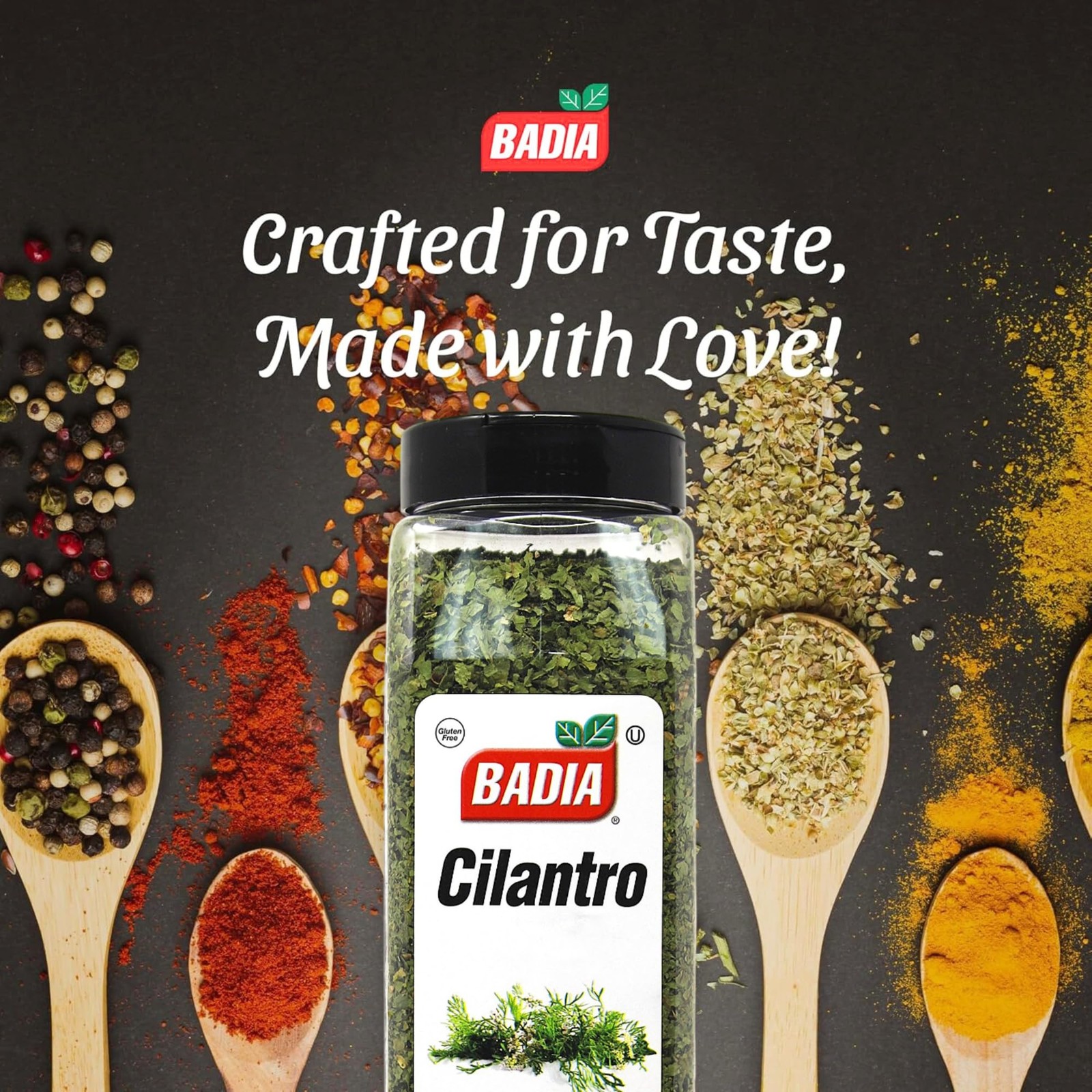 Badia Cilantro Flakes, 3.5 oz – Bright Citrus Herb, Dried 2 Ounce (Pack of 1) gallery