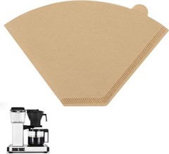 Effortless Brewing: Unbleached Coffee Filters, 100 Count for Moccamaster Models