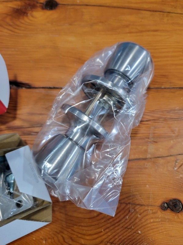 Hyper Tough Keyed Entry Doorknob Stainless Steel Finish ANSI Grade 3 Brand New! gallery