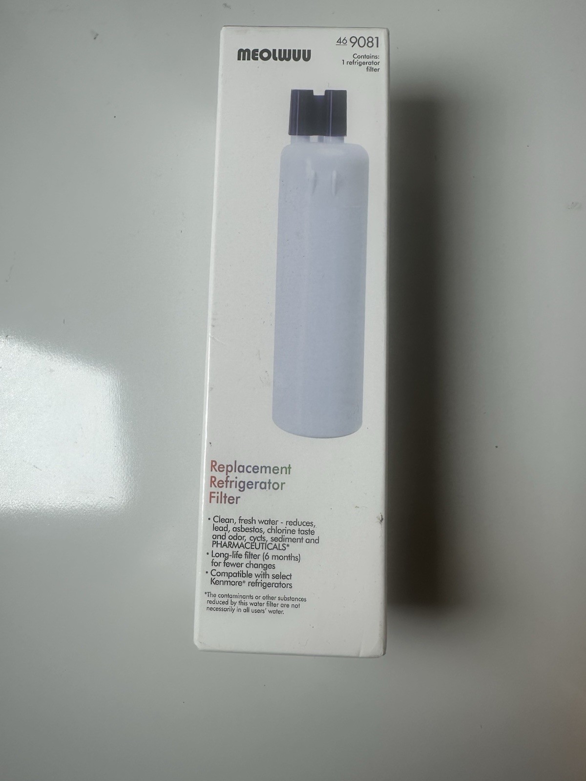 Meolwuu 9081 Replacement Refrigerator Water Filter 46-9081 NIB Free Shipping B6 gallery