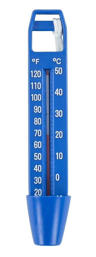 Swimming Pool or Spa Standard 6½" Long x 1 1/4" Wide Thermometer w/ Cord gallery