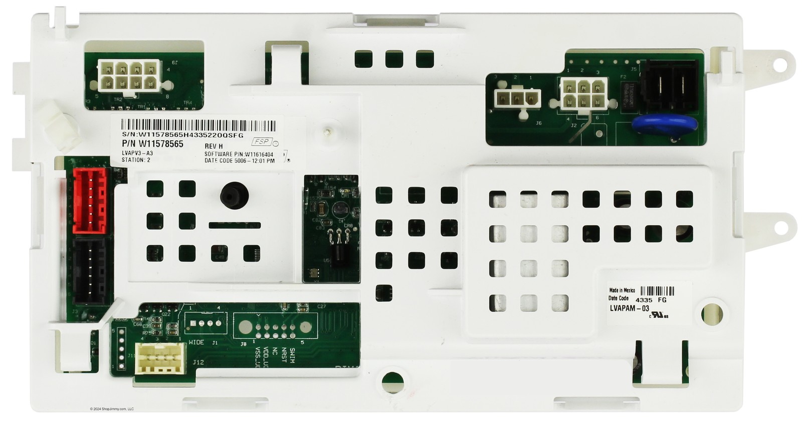 Whirlpool Washer W11578565 Control Board WTW4816FW3 gallery
