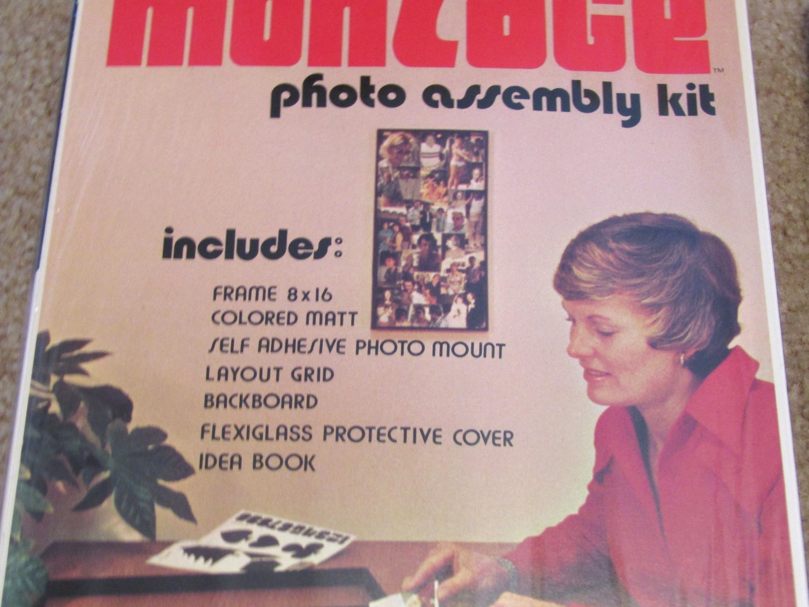 Photo Assembly Kit 8 x 16 Frame for all your Montage Snapshots NIP Vintage gallery