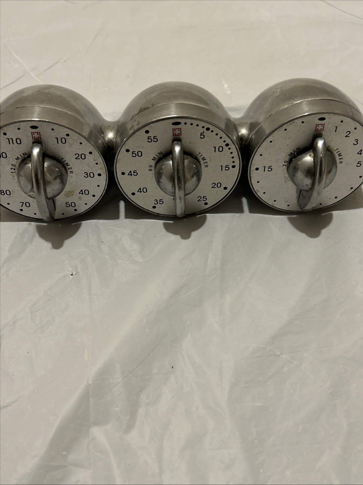 Bengt Ek Design triple mechanical timer made of polished aluminum Tested gallery