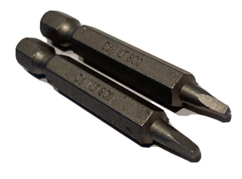 DEWALT DW2210 2" Square #0 Power Bit (2 Count) - New open box gallery