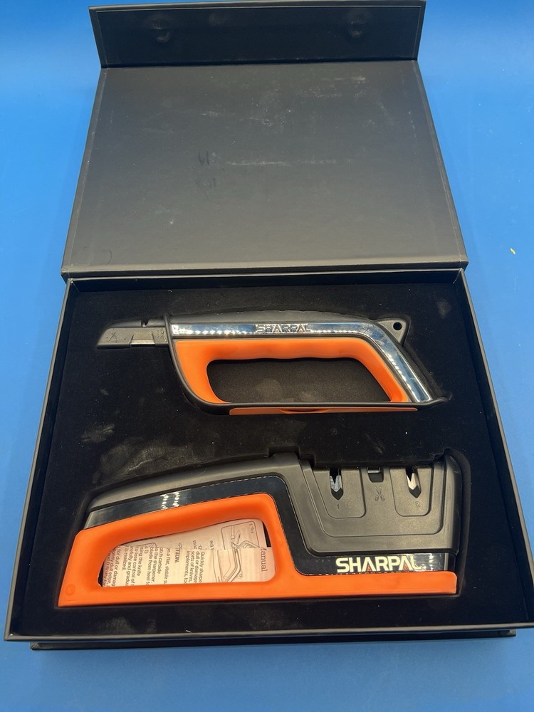 SHARPAL Knife Sharpener Set L1326H 2 Stage Kitchen Sharpening System w/ Box