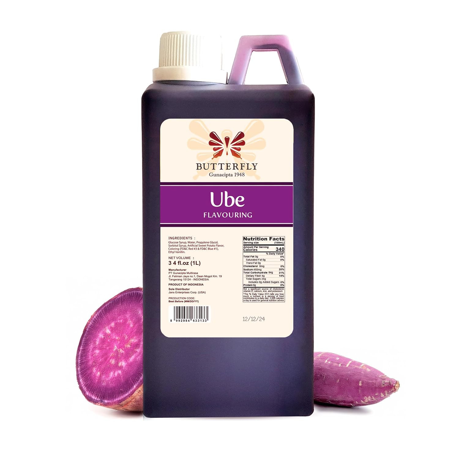 Ube Flavoring Extract 34 fl oz Purple Yam Concentrate Baking Beverage 1 Liter gallery