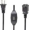 On off Switch Extension Cord [2-Feet], 2-Prong Polarized Extension Cord with Swi gallery