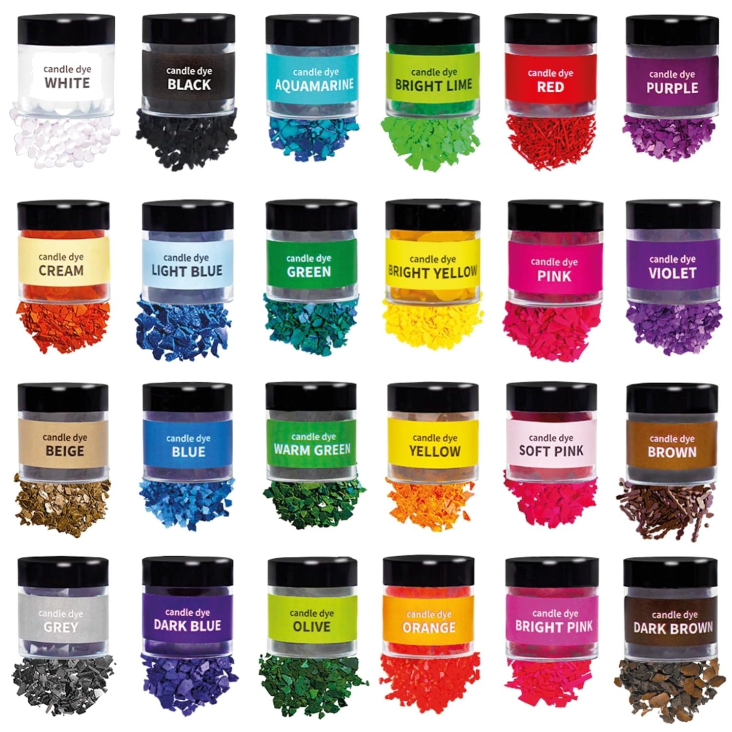 Vibrant Candle Dye Chips Collection gallery