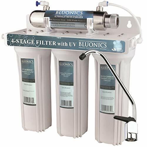 UV Drinking Water Filter System Ultraviolet Light Under Sink Purifier CTO Carbon gallery
