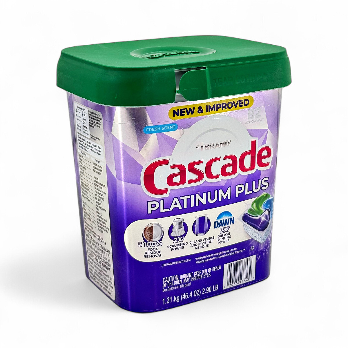 Cascade Platinum Plus Dishwasher Detergent Actionpacs Fresh Scent - 82 Count gallery
