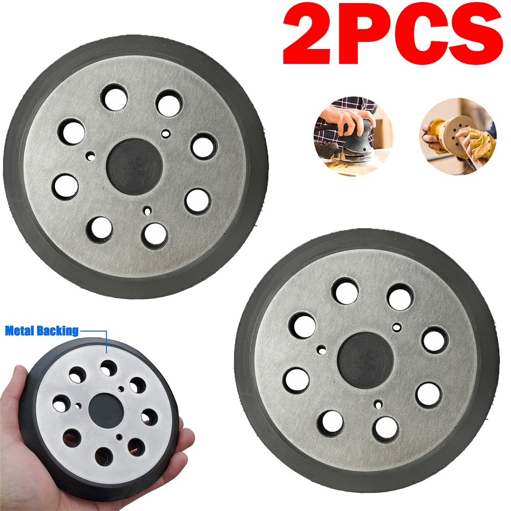 2PCS 5" Inch Sander Pad Hook and Loop For Porter Cable 343 390 382 390K NEW gallery